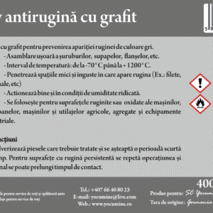 Spray antirugina cu grafit 400ml