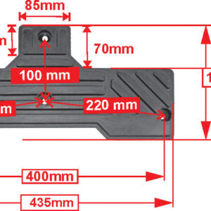 Tampon protectie depresare in forma de "T"