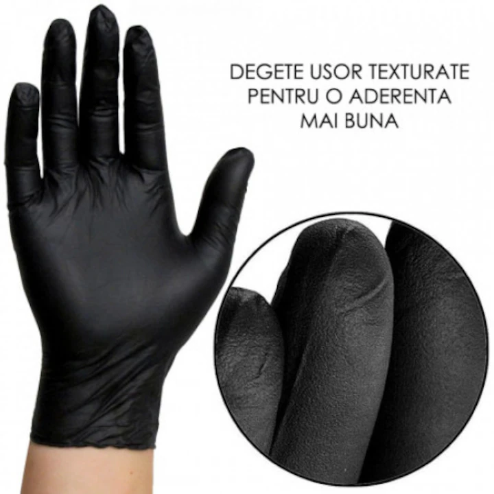 Mănuși-nitril-negre-fără-pudră-Black-Spades-Dr.-Mayer-M manusi nitril negre super rezistente vulcanizare yocumine