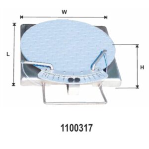 Platou rotativ pentru geometrie roti de camion