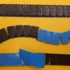 Contragreutati adezive NEGRE FE 60g (5gX12) cu banda nereziduala perforata (traceless tape)